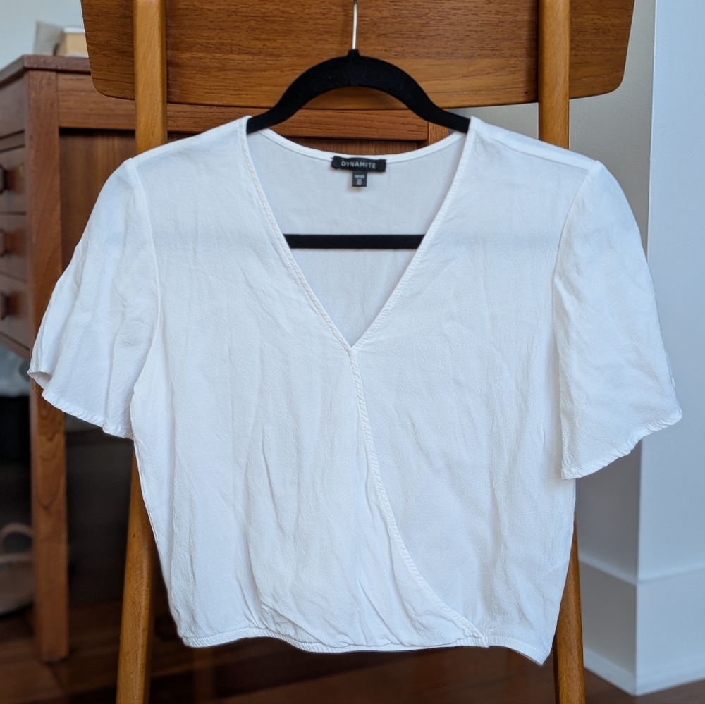 Dynamite Wrap Top